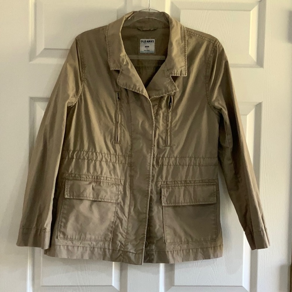 Old Navy Khaki Utility Jacket